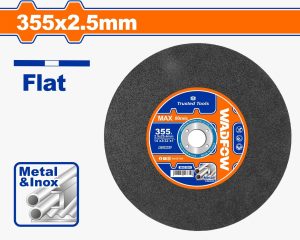 Abrasive metal cutting disc