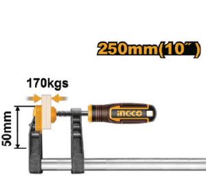 F Clamp with plastic handle (170KG)