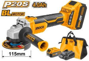 Cordless angle grinder