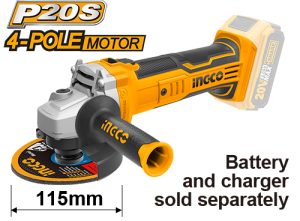 Cordless angle grinder