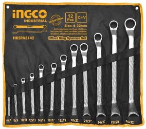 12Pcs Offset ring spanner set
