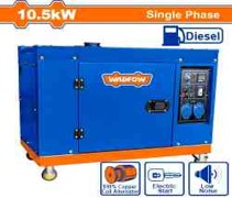 Silent diesel generator
